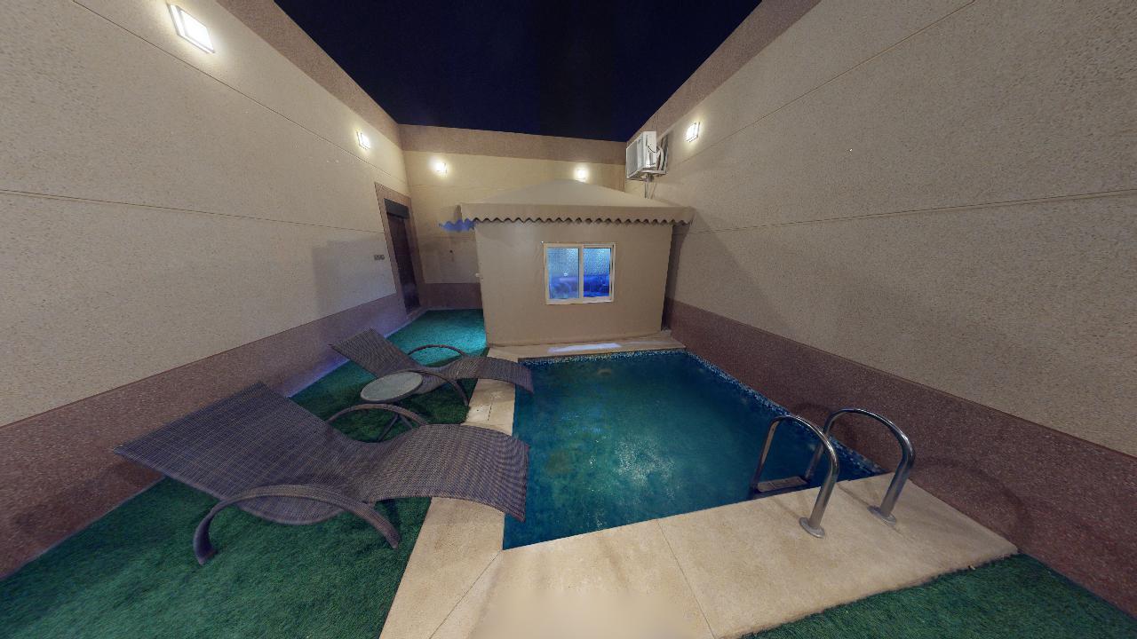 شاليه بتصميم مريح ومسبح خارجي | 99