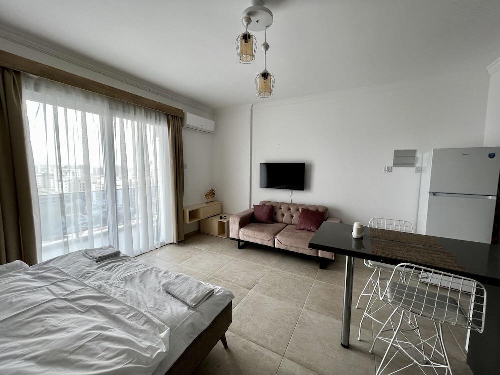 Studio Flat With Balcony in Cyprus Room