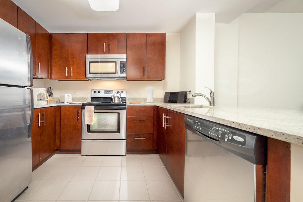 إيه بي إيه فيرنيشد أبارتمينتس موناكو مطبخ خاص