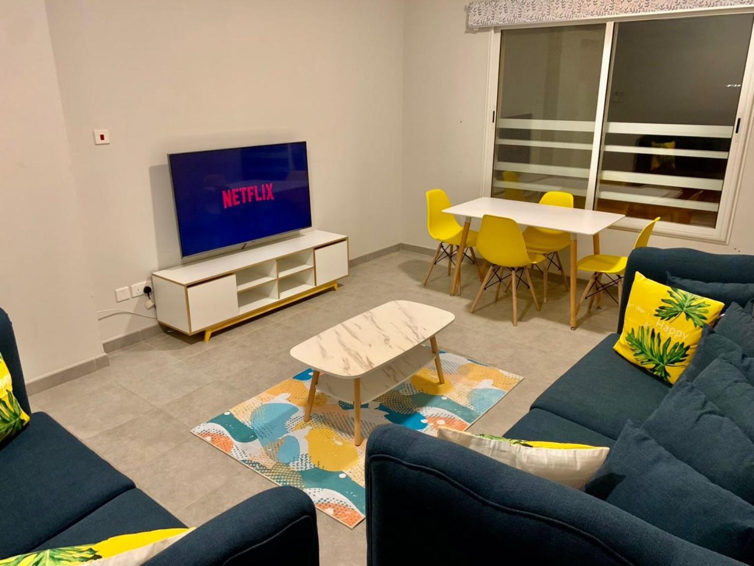 Comfy Apartment with Comfortable and Simple Furniture | 3074 Living Room