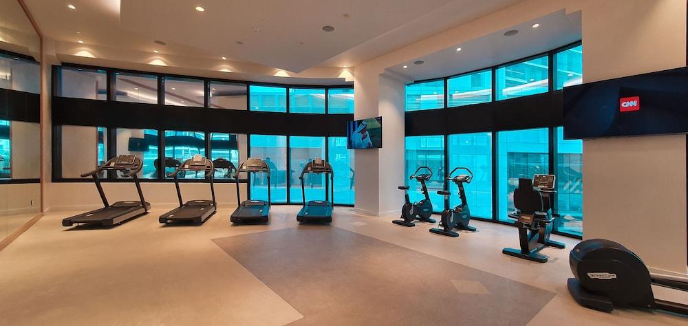 برج جميرا جيت - مساكن لوتون للاستئجار السياحي صالة الألعاب الرياضية