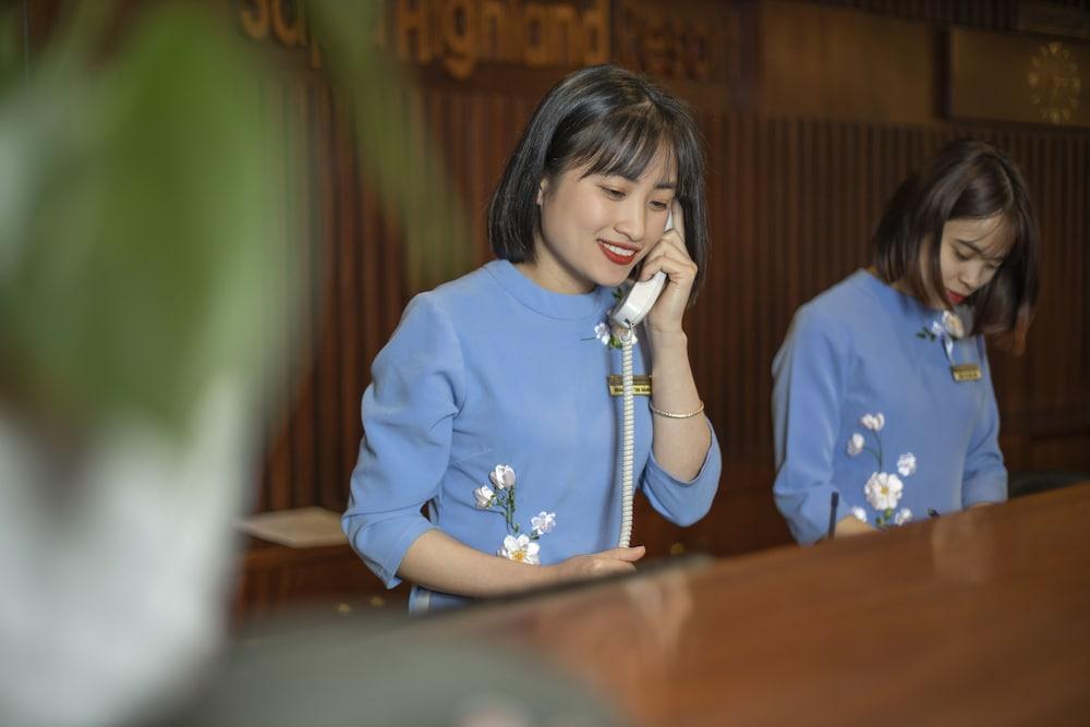 Sapa Highland Resort & Spa Reception