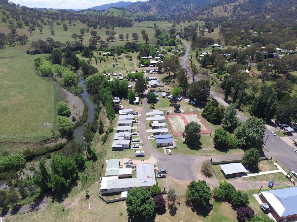 Fossickers Tourist Park Aerial View