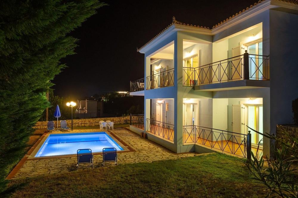 Skala Villa Blue Large Private Pool Walk to Beach Sea Views A C Wifi - 2824 Room