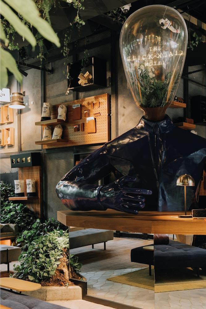 The Click Clack Hotel Medellin Reception